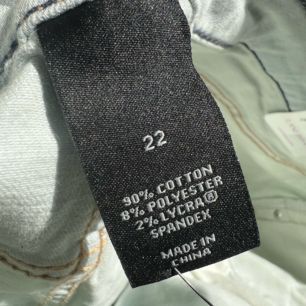 Lane Bryant grey washed skinny jeans size 22 - Picture 11 of 12